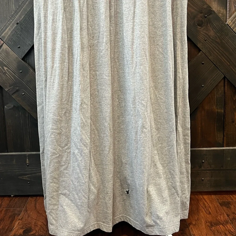 Vintage Carole Little Maxi Dress Set Size 3X Grey Floral Matching Vest Cottage‎